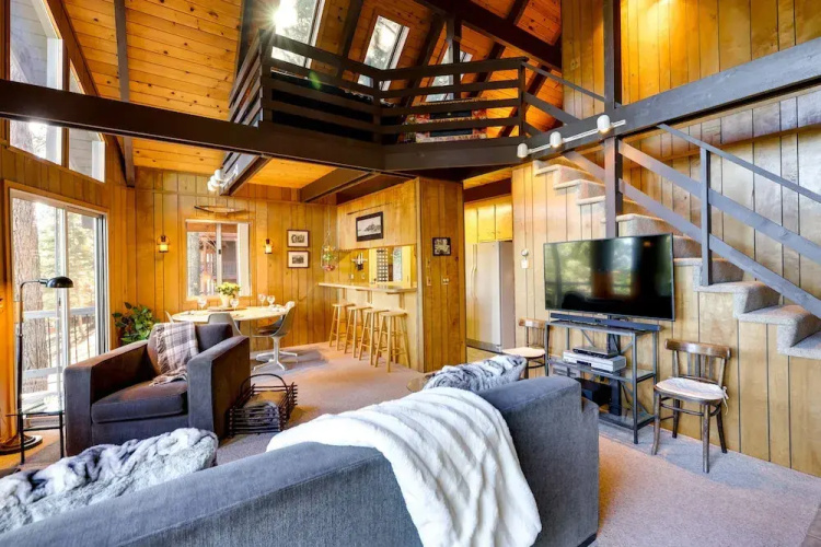 3 Mi to Big Trees State Park: Cabin w/ Deck