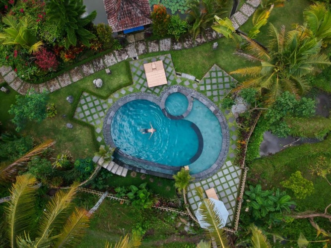 Twin Villa with garden view