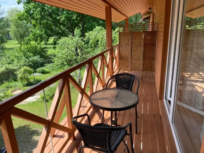 Standard Double room with balcony and with view