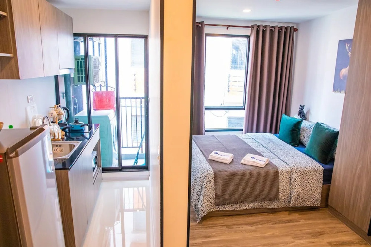 Apartment 450m from BTS with Sky Pool - bkbloft9