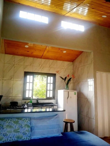 Studio with mountain view