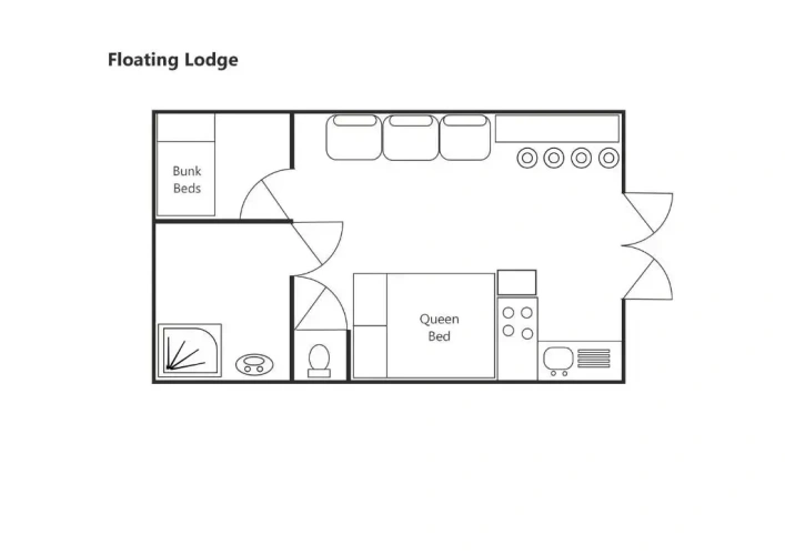 Standard Double room with lake view