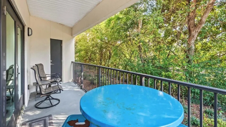 Standard Quadruple room with balcony and with garden view