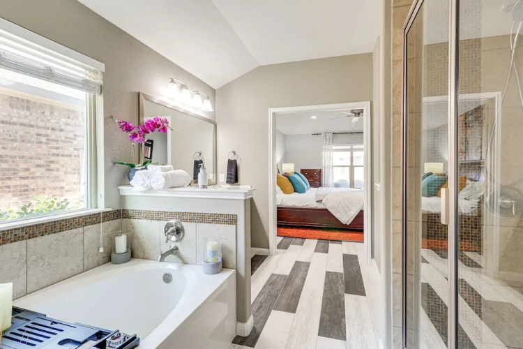 Covered Patio + Yard: Spacious Leander Home!