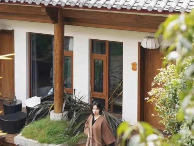 Outside
