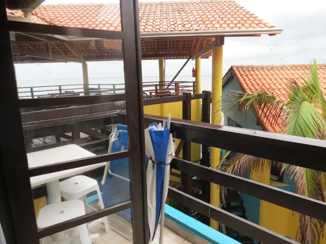 Triple Apartment with balcony and with partial sea view
