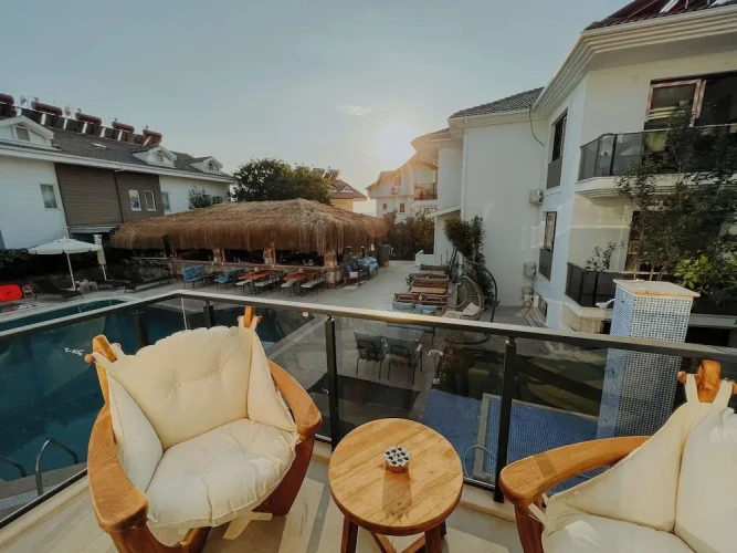 Deluxe Double Apartment with pool view