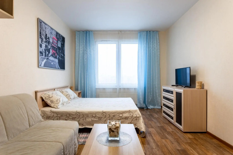 Фотография номера квартиры «Едем в Питер» - Апартаменты Вест Вью СОФИЯ на Южном шоссе, д.57/2