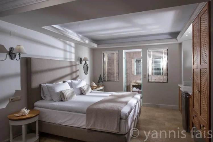 Deluxe Basement Studio with balcony and with pool view