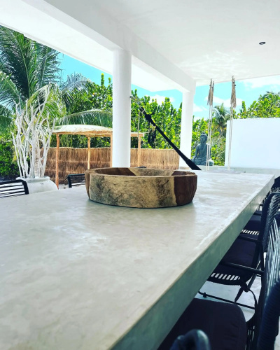 Casa en primera linea de playa con alberca