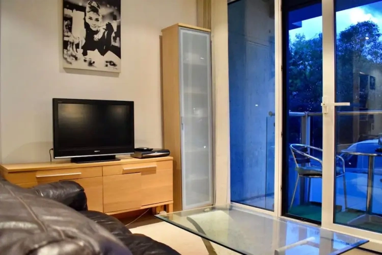 Studio with balcony