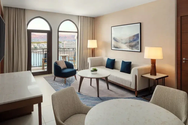 Double Junior Suite with balcony and with pool view