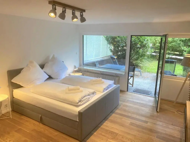 Ferienwohnung am Schliersee - Mit eigenem Garten & Bergblick, perfekt zu zweit