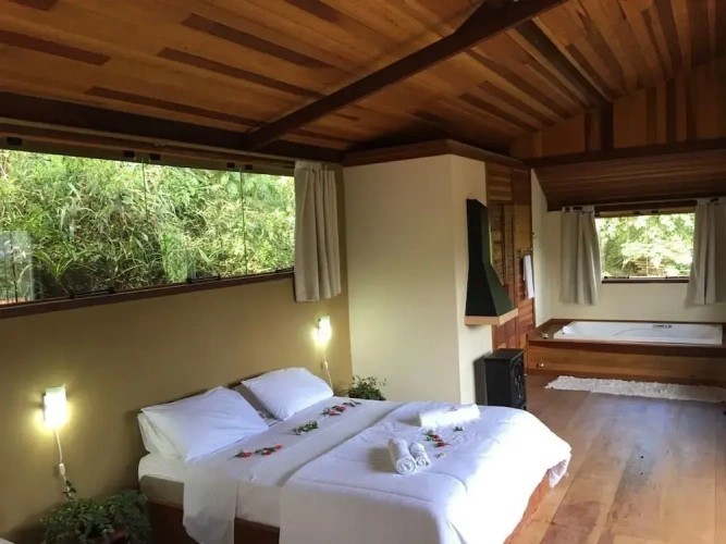 Chalet with mountain view
