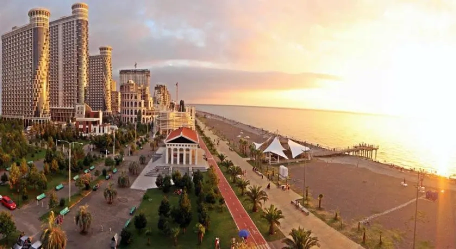Outside