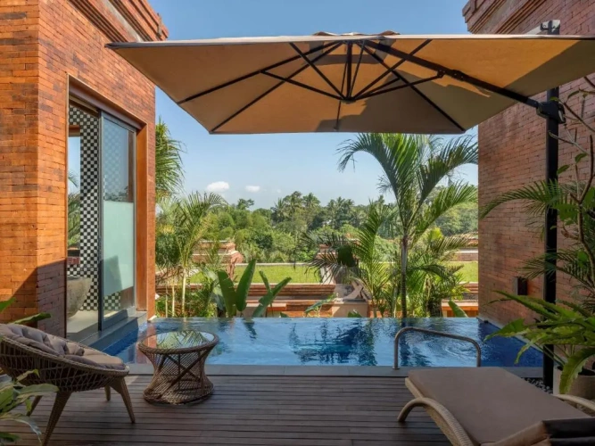 Double Villa with sunset view