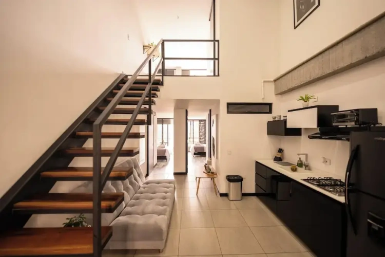 Standard Duplex room with balcony and with city view