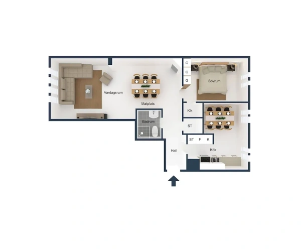 1 Bedroom Standard room