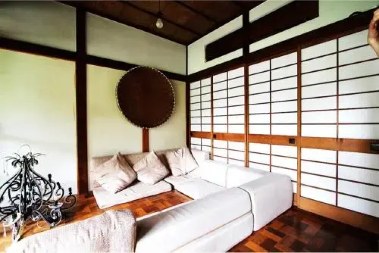 Traditional Japanese House near Sea