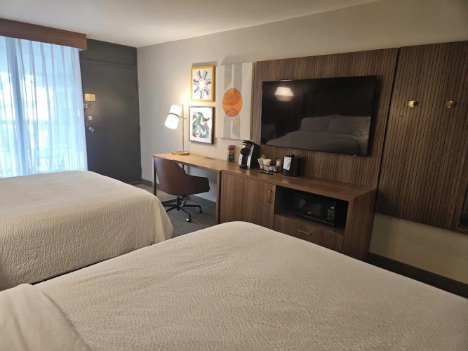 Standard Quadruple room with balcony and with view