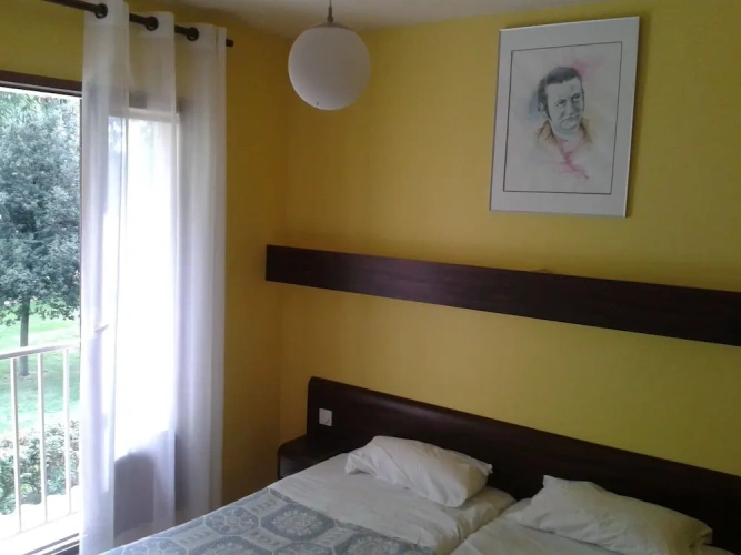 Standard Twin room with garden view