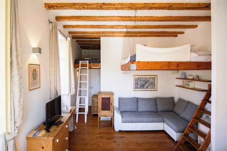 Apartment with garden view