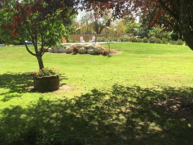 Outside