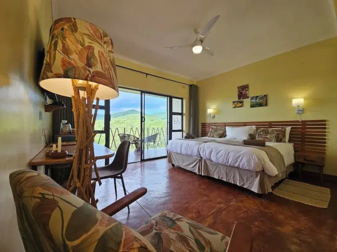 Comfort Twin room with balcony and with mountain view