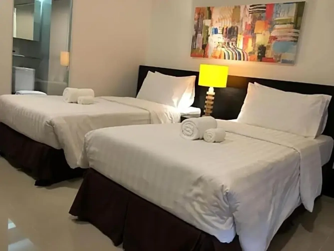 Deluxe Twin room with balcony and with view
