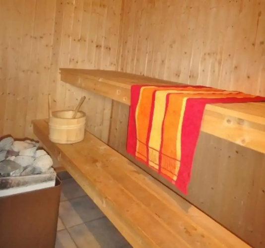Ferienhaus mit Sauna im Ferienpark Mirow