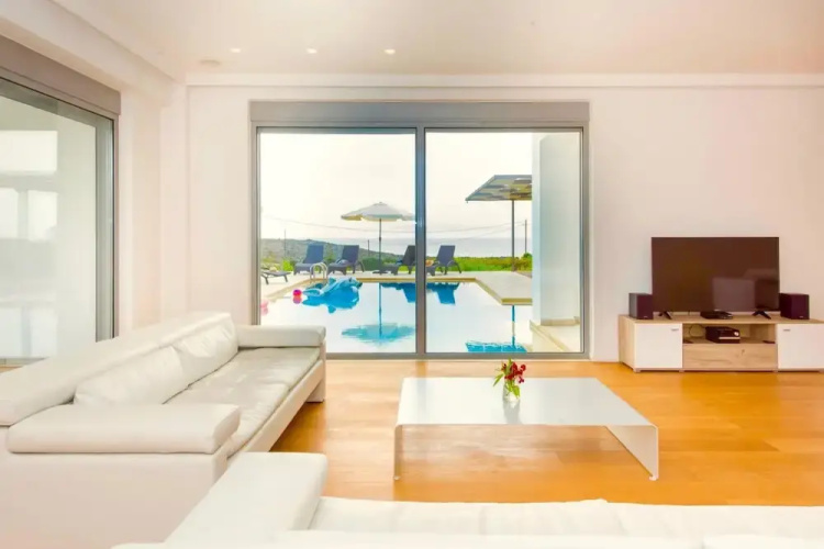 Pool Villa Stella Crete 500m From sea
