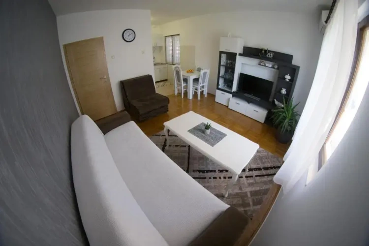 Apartment with balcony and with view