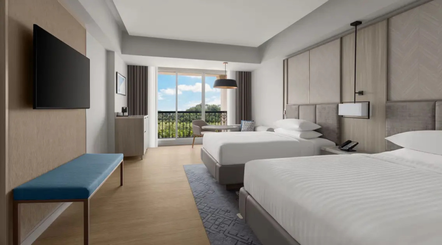 Deluxe Twin room with pool view