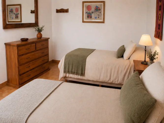 2 Bedrooms Quadruple Apartment with balcony