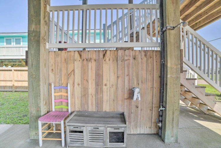Outside