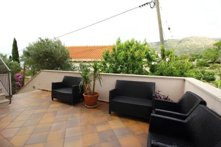 Double Apartment with balcony and with garden view