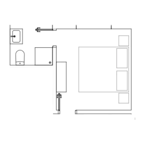 1 Bedroom Economy Double room