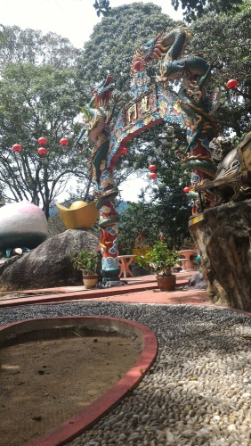 Outside