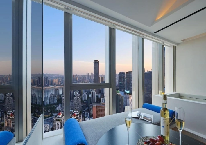 Standard Twin room with river view