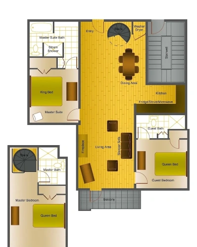 3 Bedrooms Standard room