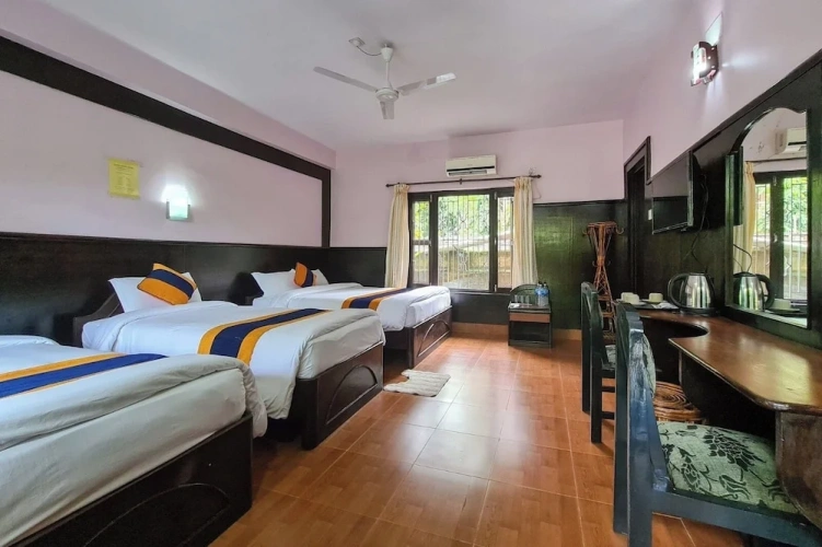 Standard Family room with balcony and with garden view