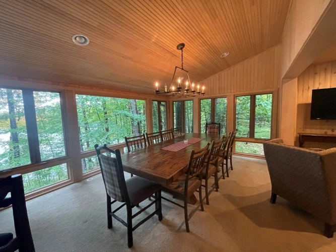 Cottage with balcony