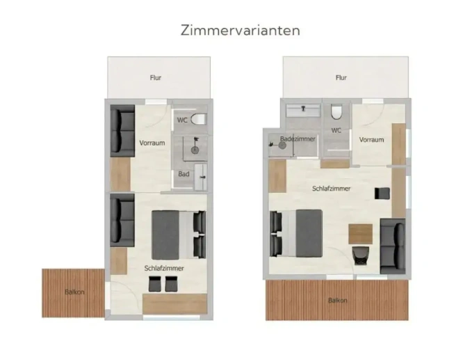 Comfort Double room with balcony and with mountain view