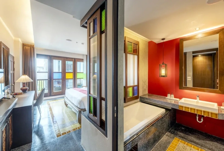 Deluxe Double room with balcony and with view