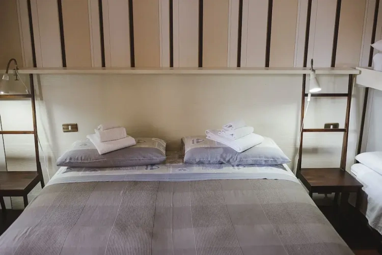 Standard Quadruple room with balcony and with garden view