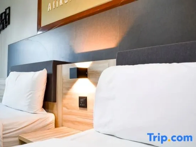 Standard Twin room with balcony and with view