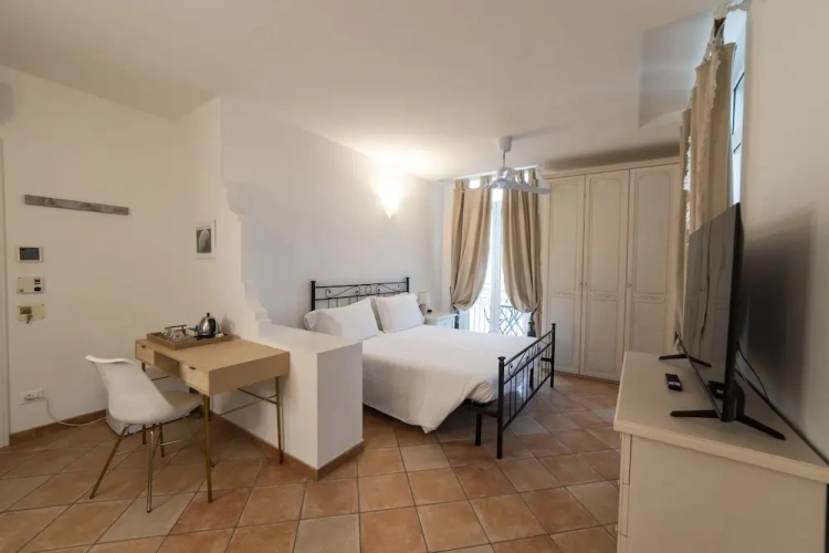 Standard Quadruple room with balcony and with sea view
