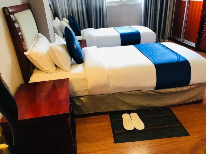 2 Bedrooms Business Twin room with balcony and with city view
