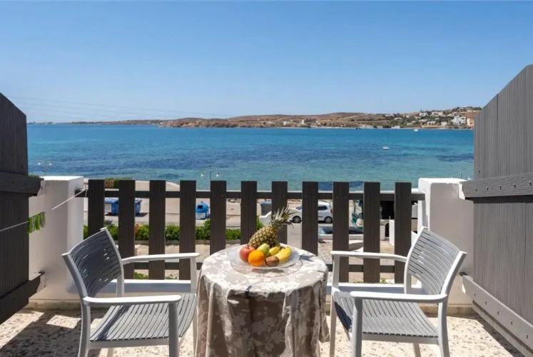 Standard Twin room with balcony and with sea view