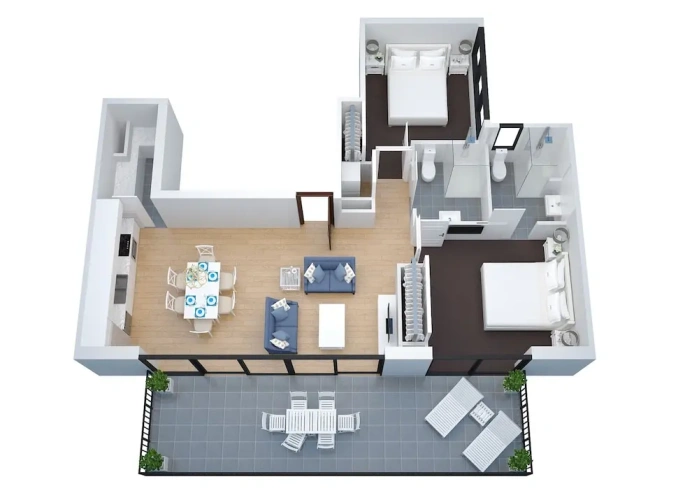2 Bedrooms Premier room